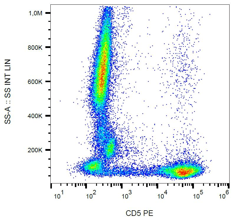 Monoclonal Mouse anti-Human CD5 Antibody (clone CRIS1, PE, IHC, WB)