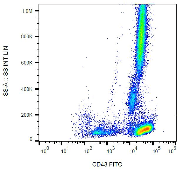 SPN / CD43 Antibody (clone MEM-59, FITC)