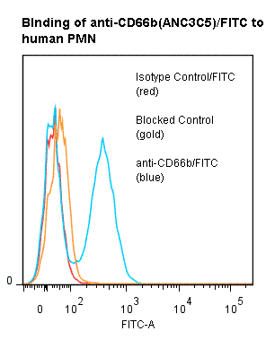 CEACAM8 / CD66b Antibody (clone ANC3C5, FITC)