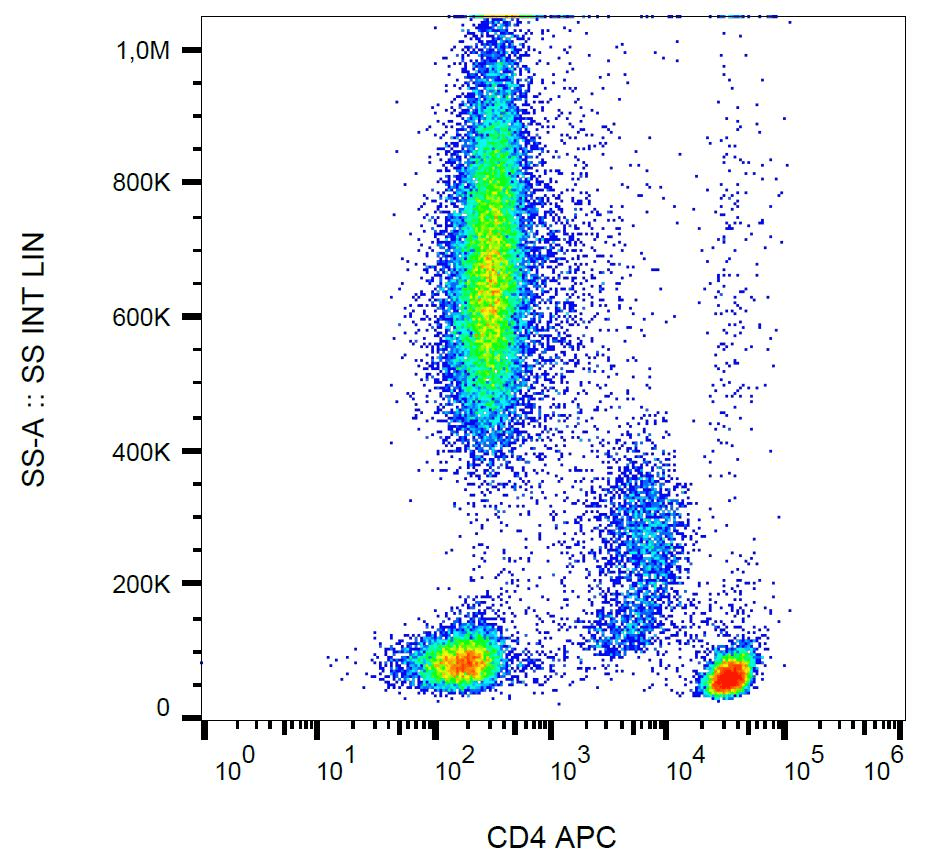 CD4 Antibody (N-Terminus, clone MEM-241, APC)