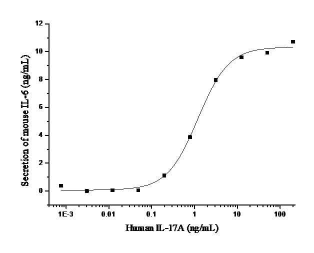 Human IL17A Protein (Recombinant His,N-terminus)