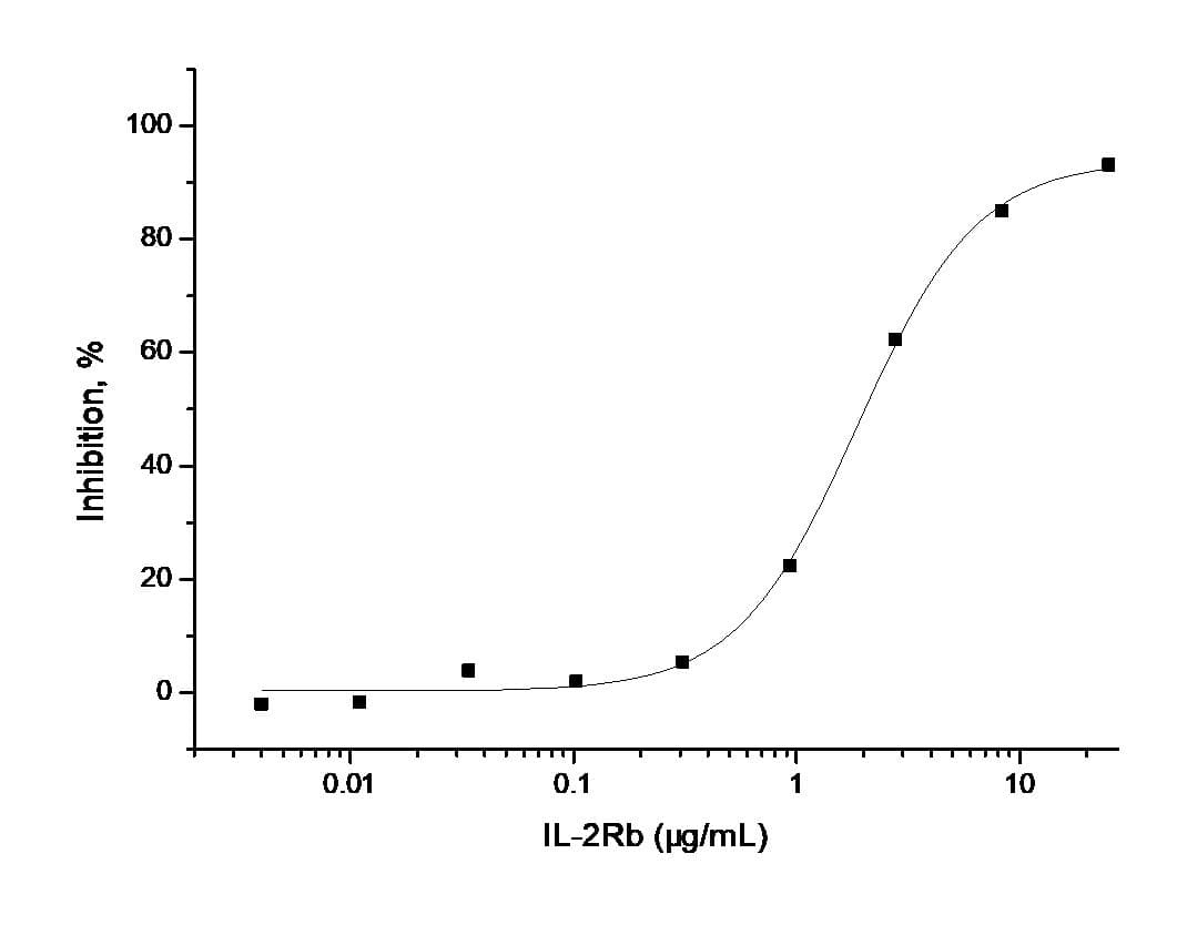 Human IL2RB / CD122 Protein (Recombinant Human IgG Fc, C-terminus)