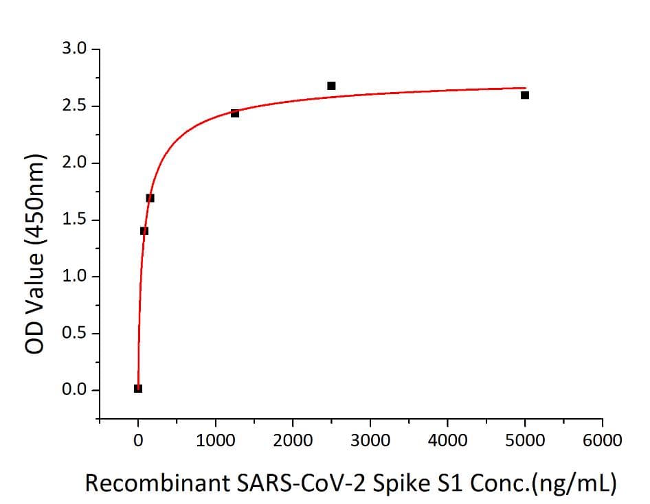 Coronavirus SARS-CoV-2 S1 Protein (Recombinant Human IgG Fc-6His, C-terminus)