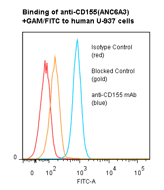 Monoclonal Mouse anti-Human PVR / CD155 Antibody (clone ANC6A3, Preservative Free)
