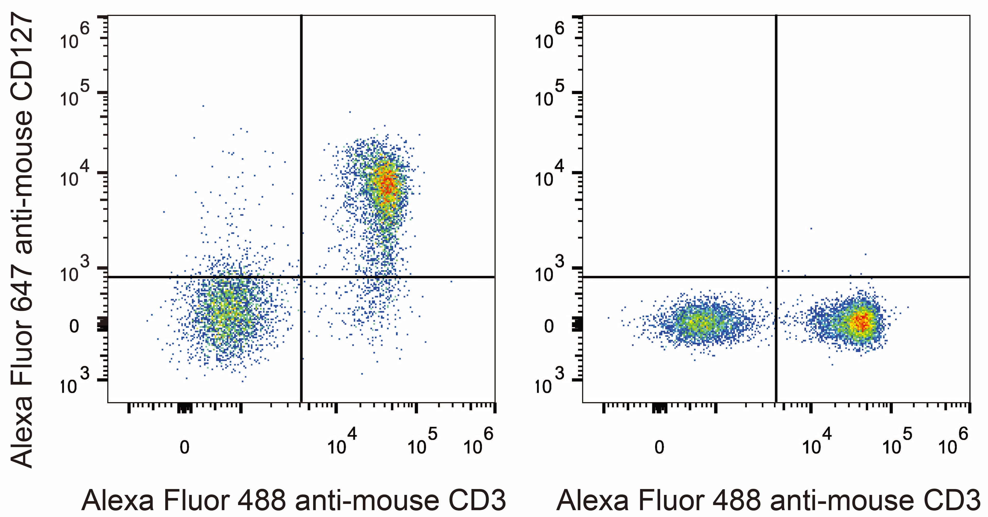 Monoclonal Rat anti-Mouse IL7R / CD127 Antibody (clone A7R34, AF647)
