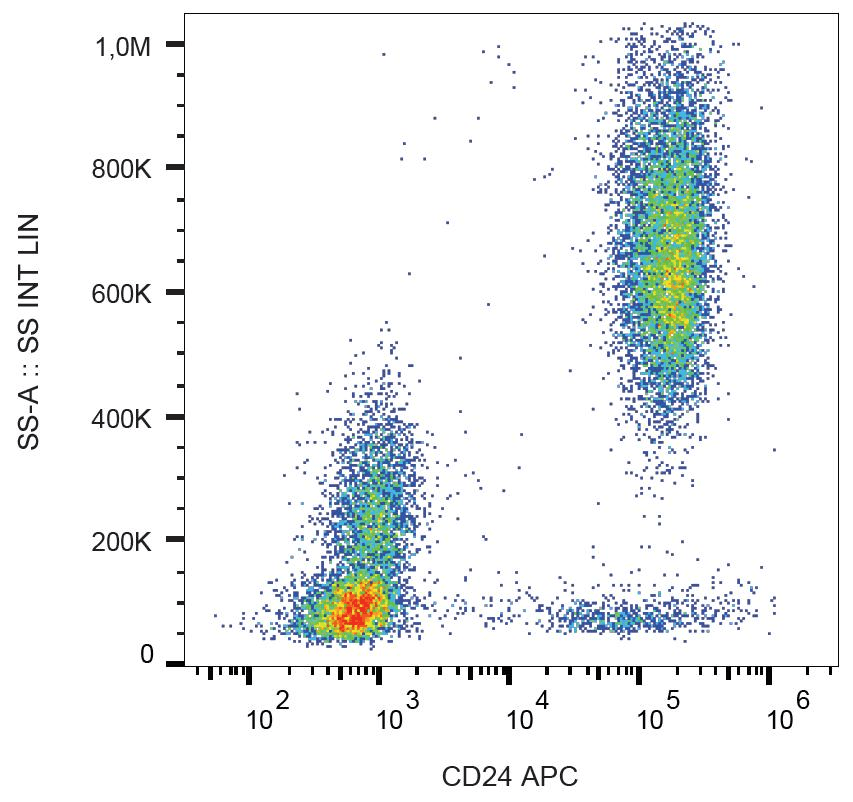 Monoclonal Mouse anti-Human CD24 Antibody (clone SN3, APC, IHC)