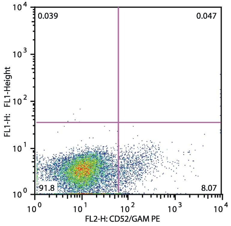 Monoclonal Mouse anti-Human CD52 Antibody (clone HI186, IHC)