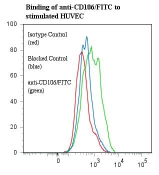 Monoclonal Mouse anti-Human VCAM1 / CD106 Antibody (clone 1.G11B1, FITC, IHC, WB)