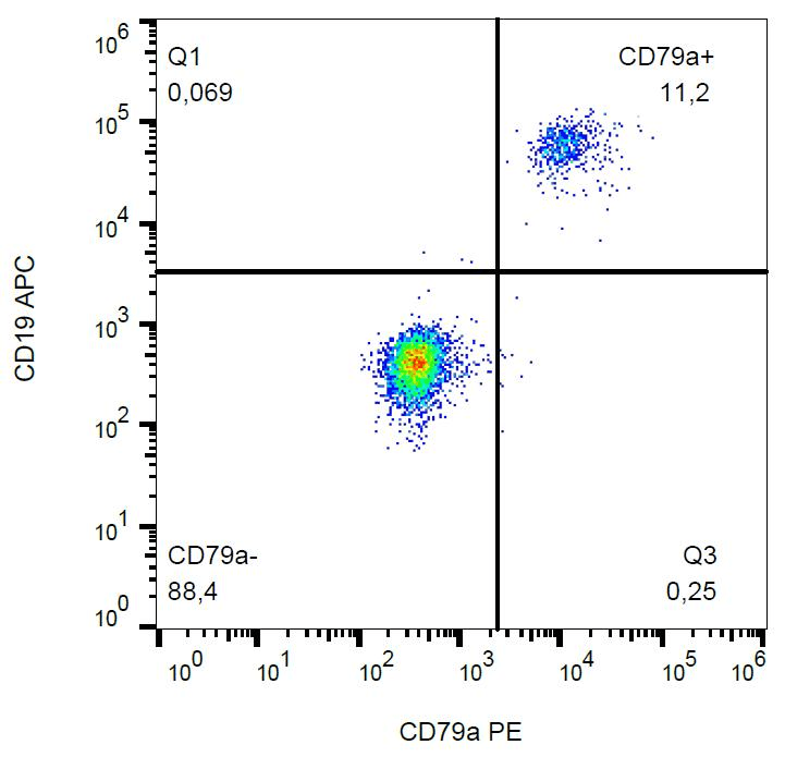 CD79A / CD79 Alpha Antibody (aa208-222, clone HM47, PE)