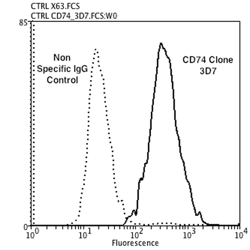 Monoclonal Mouse anti-Human CD74 / CLIP Antibody (clone 3D7, Biotin, WB)