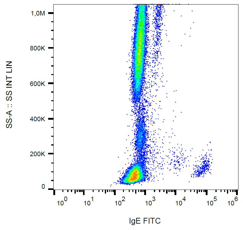 Monoclonal Mouse Anti-Human IgE Secondary Antibody (clone 4H10, FITC)