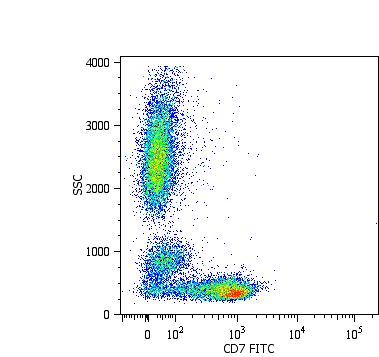 CD7 Antibody (clone MEM-186, FITC)